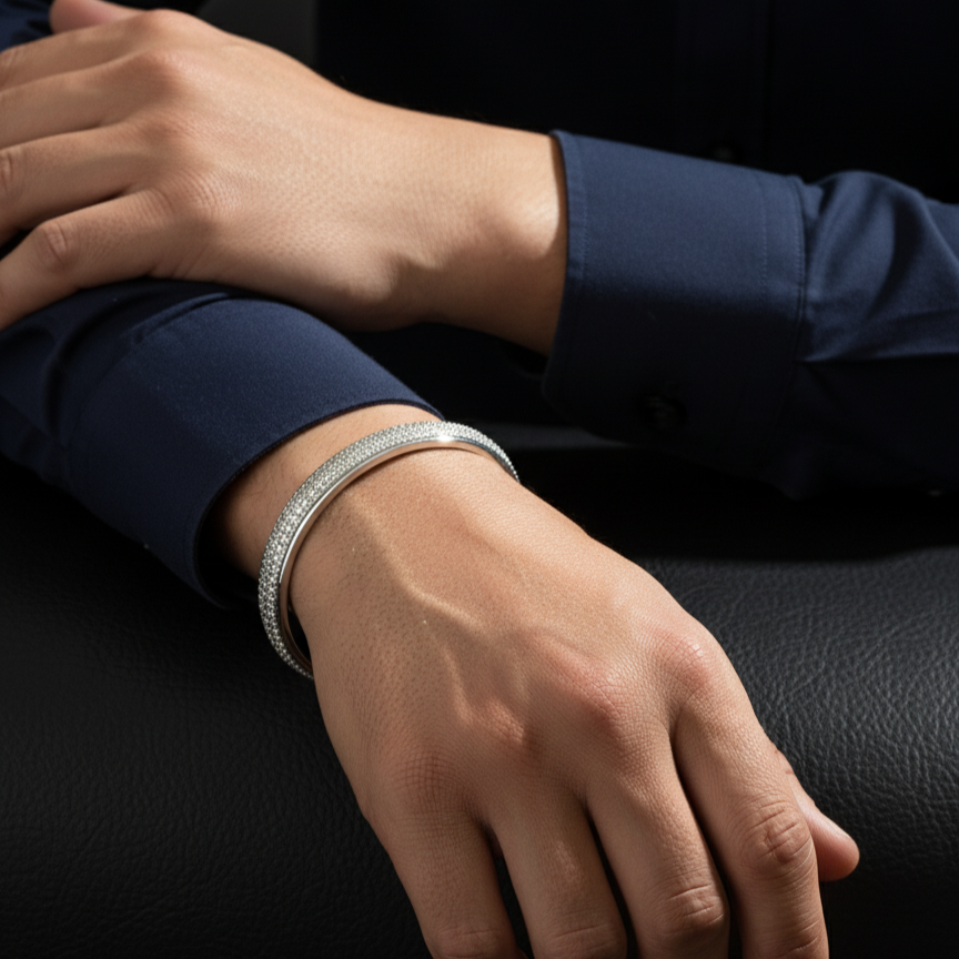 Classic Men’s Kada in 925 Silver