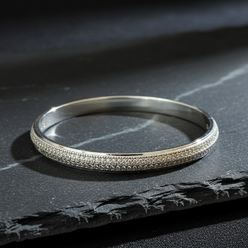 Classic Men’s Kada in 925 Silver